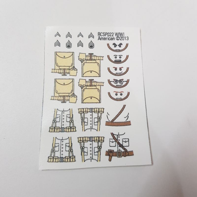 lego ww1 decaled with random decaled