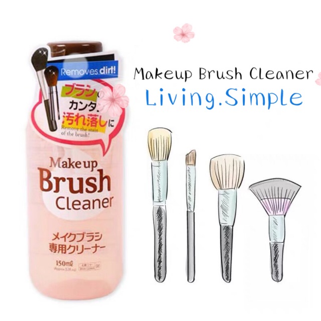 Daiso Makeup Brush Cleaner Liquid Cleanser Remove Dirt Shopee Malaysia