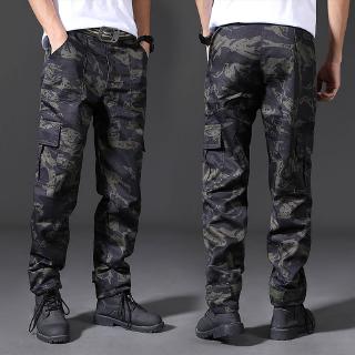 Runtip Tactical Camouflage Pants Military Cargo Pants Men Wear-Resistant  Work Military Work Casual Trouser Black | Shopee Malaysia