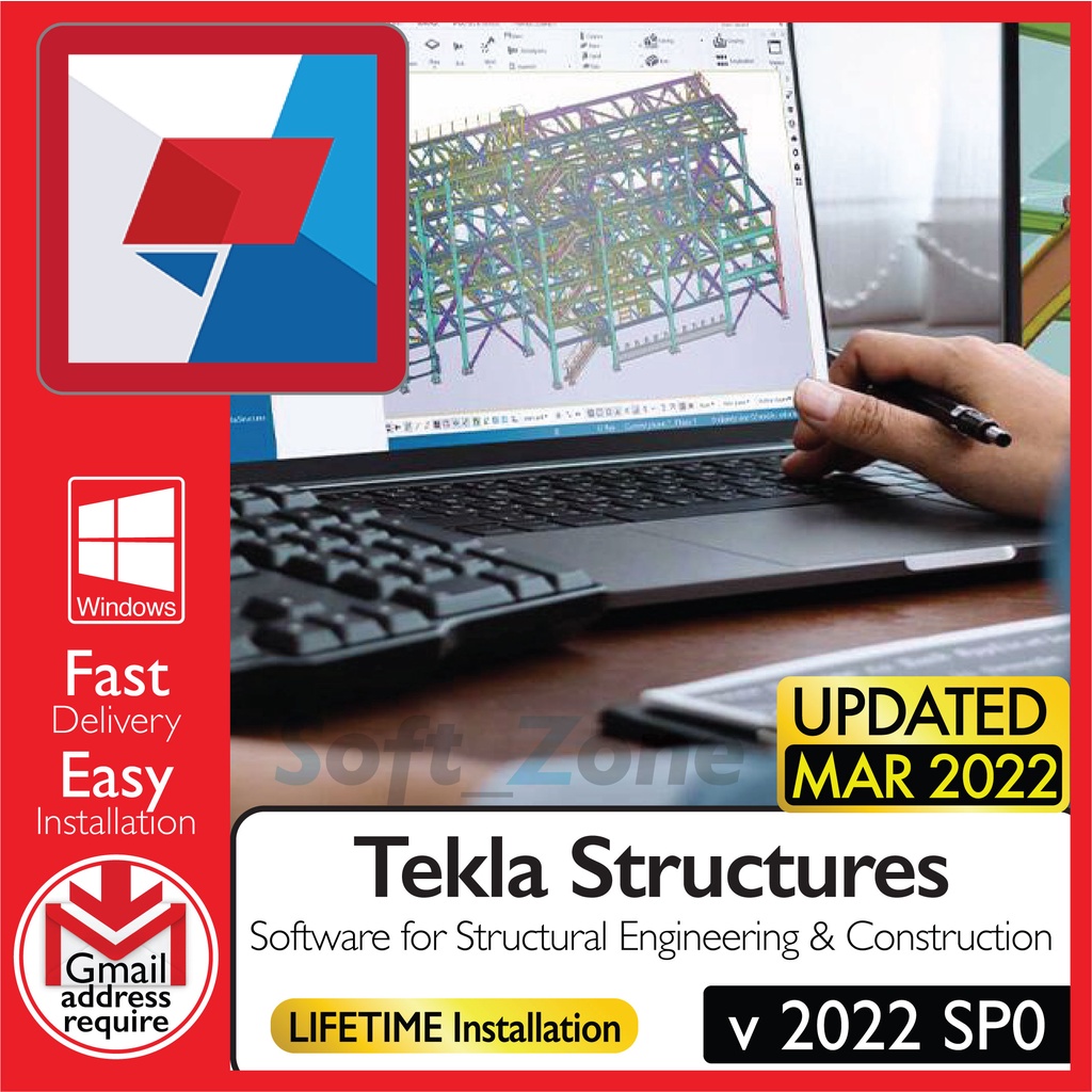 Tekla Structures 2024 SP2 Software for Structural Engineering & Construction [Windows x64