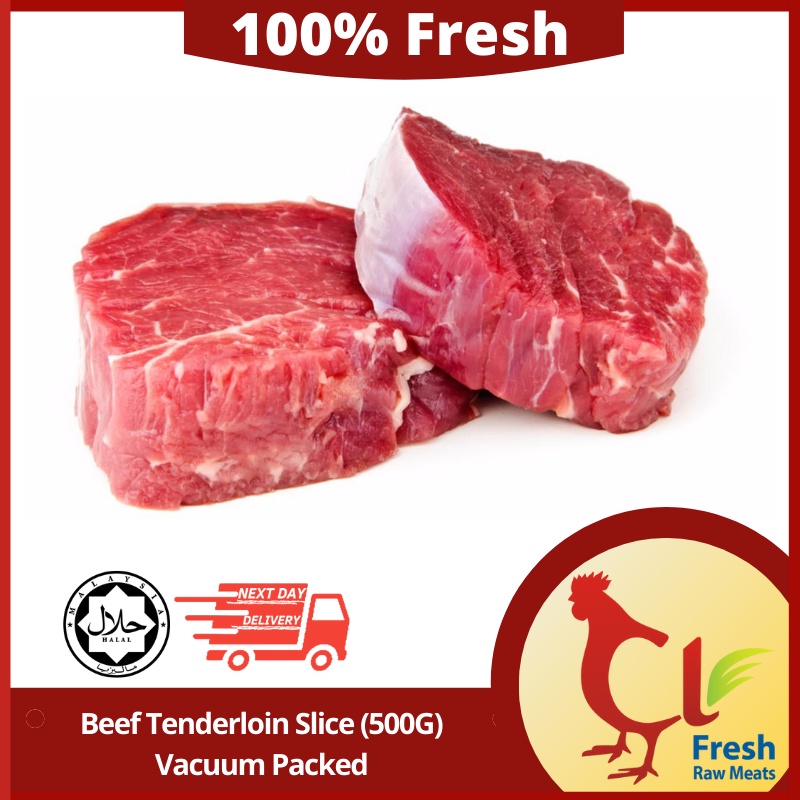 Beef Tenderloin Slice (500G) Vacuum Packed Shopee Malaysia