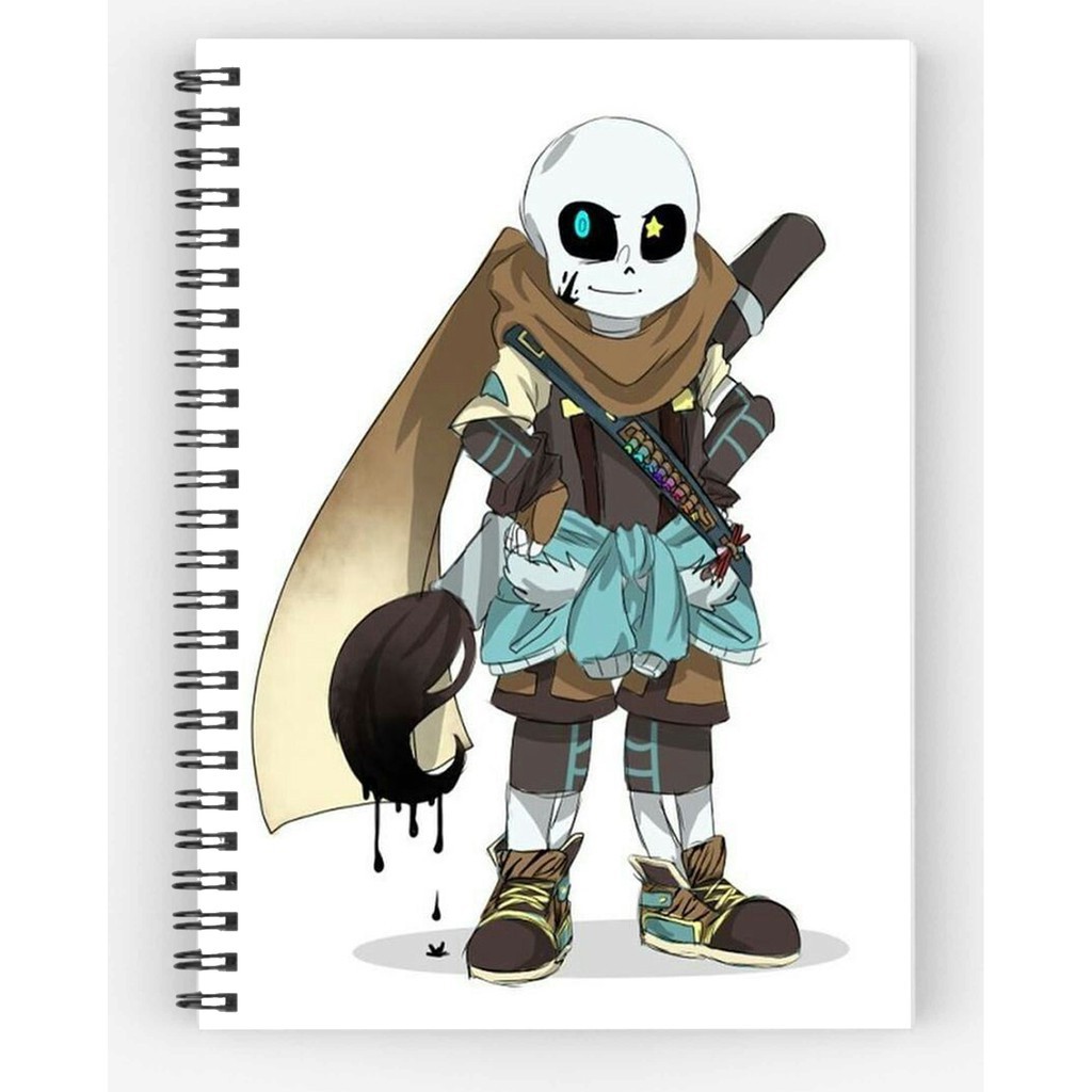 Notebook undertale ink sans error sans Spiral Book M1369 | Shopee ...