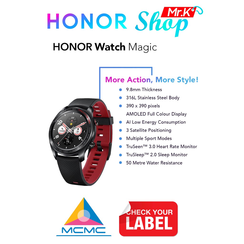 Honor watch discount magic specs