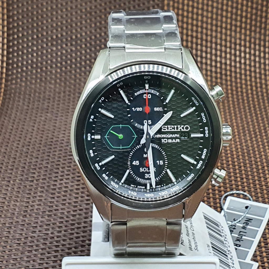 Seiko SSC803P1 Chronograph Solar Powered Macchina Sportiva Men s Watch Shopee Malaysia