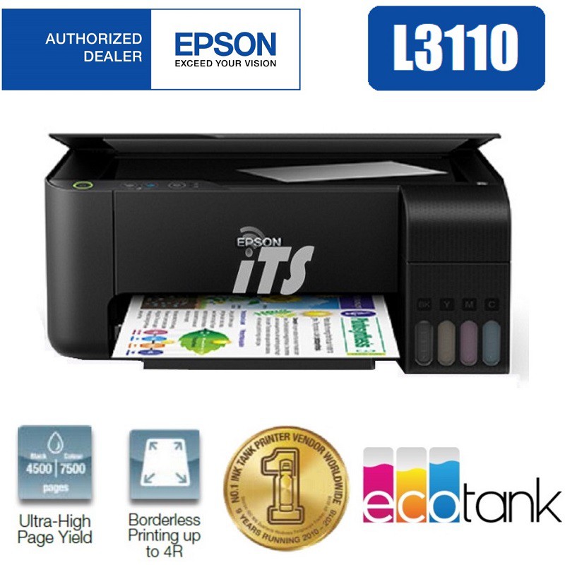 Epson EcoTank L3110 All-in-One Ink Tank Printer | Shopee Malaysia