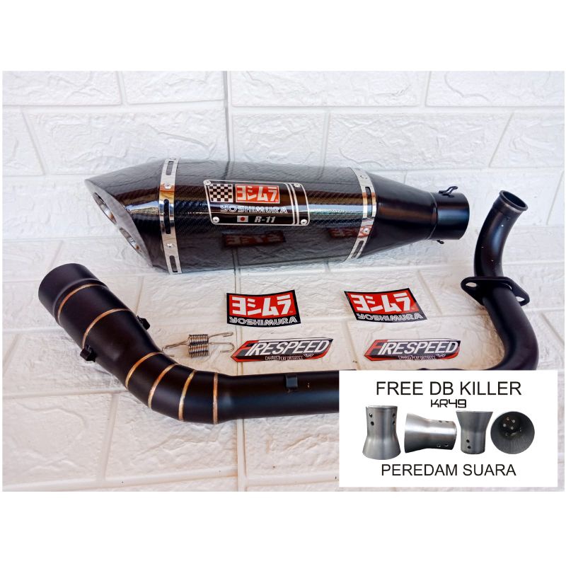 Racing Exhaust Yoshimura R11 2 Hole PNP Nmax, Pcx, Aerox, Lexy, Beat