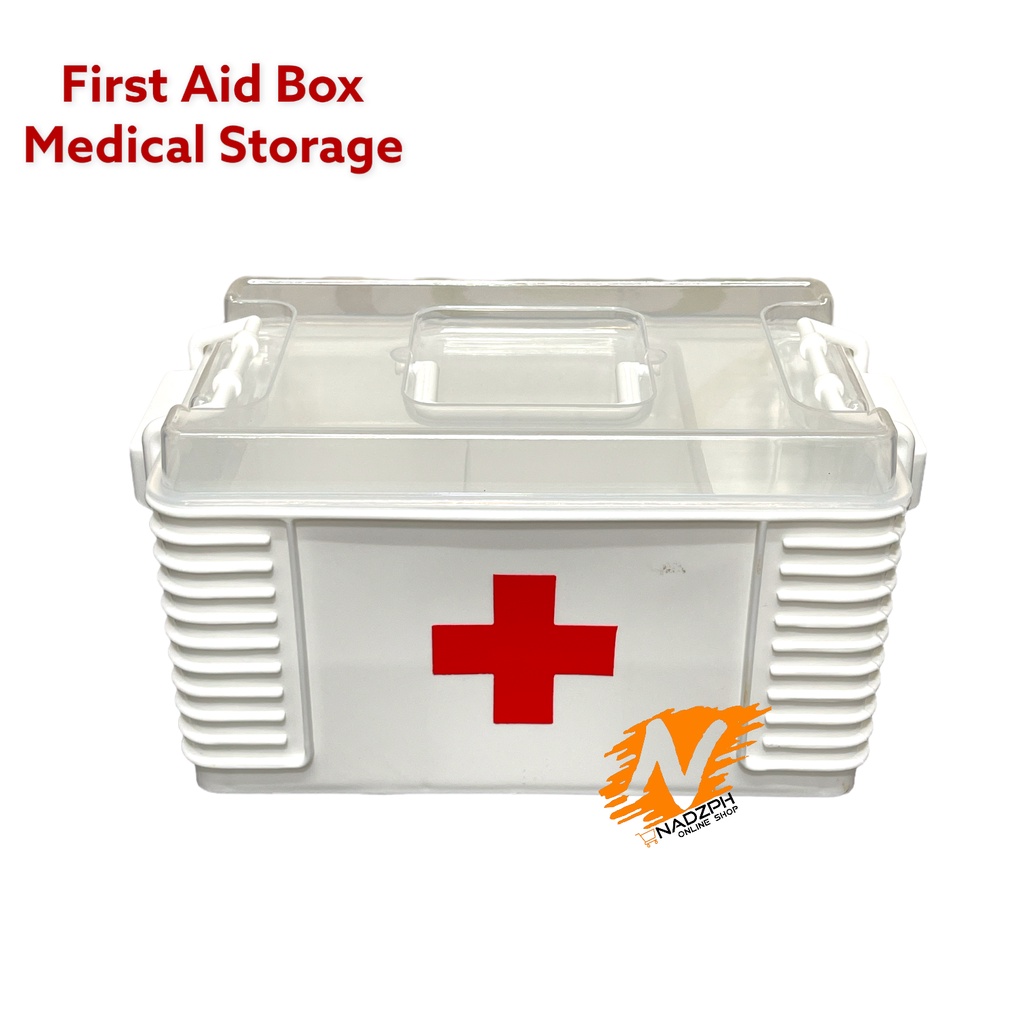 Emergency Medical Storage Box First Aid Box Medicine Box Shopee Malaysia