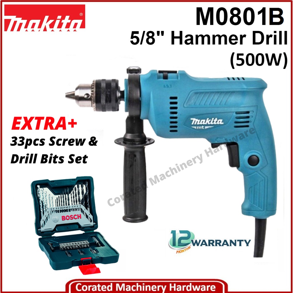 Makita m0801b 16mm heavy best sale duty hammer drill machine