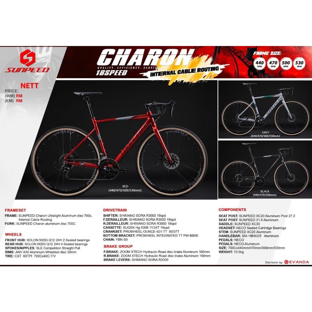 sunpeed budget road bike
