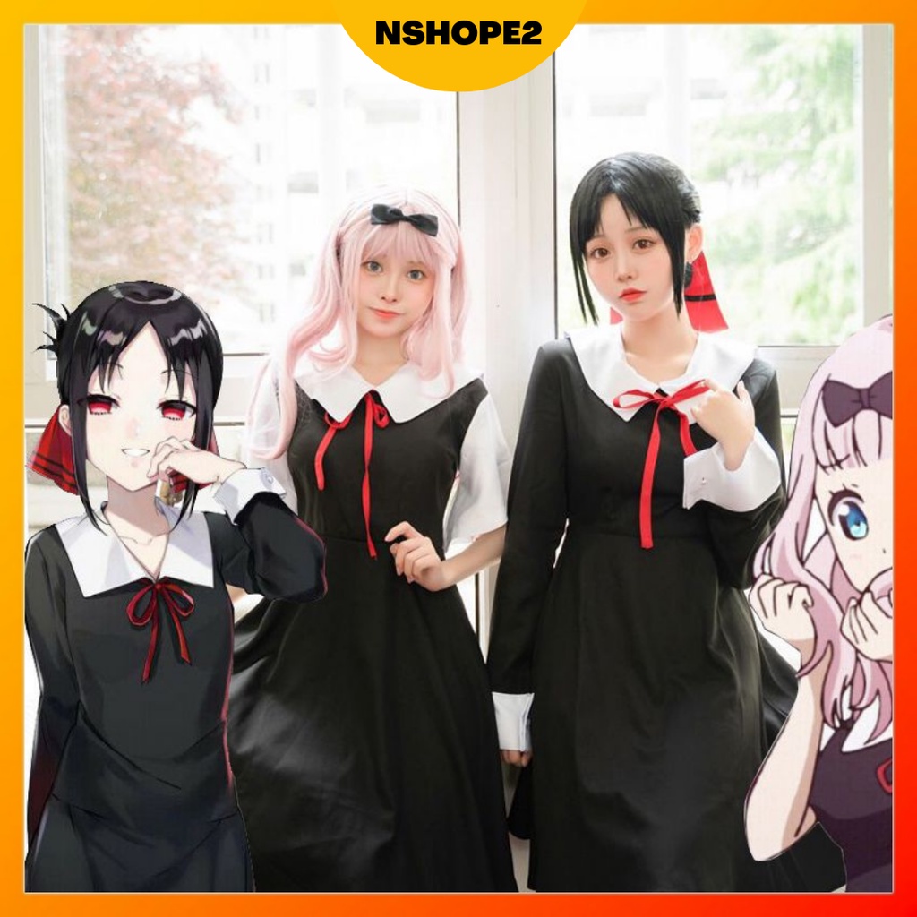 Anime Kaguyasama Love is War Shinomiya Kaguya Fujiwara Chika Cosplay  Costume Uniform | Shopee Malaysia