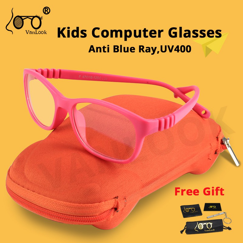 Curated visual reference: Gallery Detail: Anti Blue Light Safety Kids Glasses For Computer Gamer Study