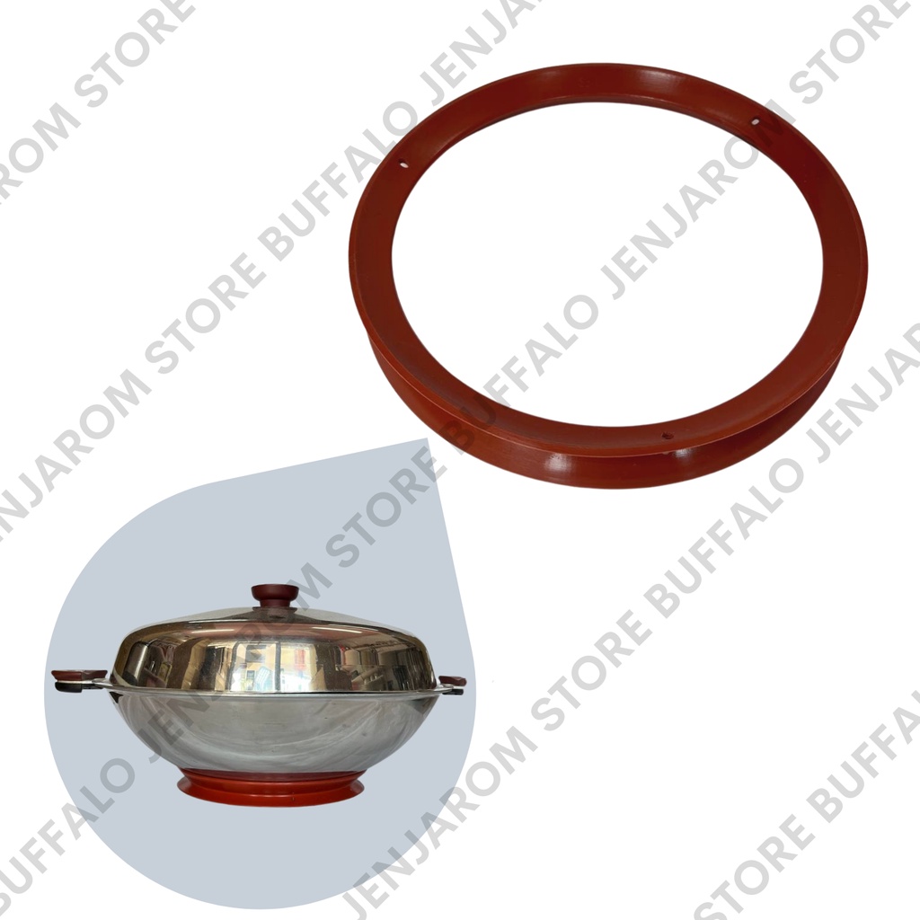 BUFFALO 35cm and 40cm Wok Silicone Seal For Induction Cooktop ...