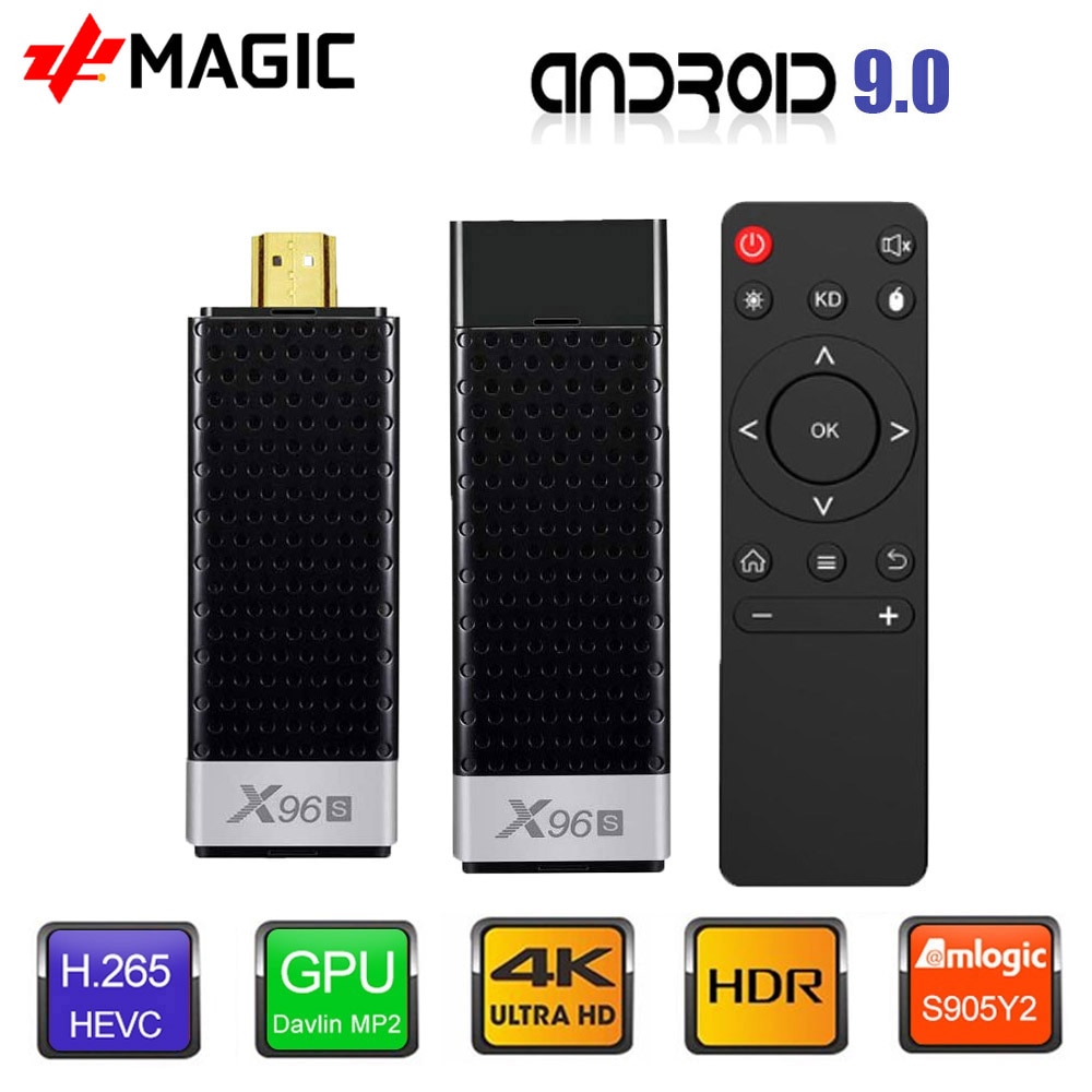 Tv Stick Android 9.0 Tv Box X96s Tv Stick Amlogic S905y2 Ddr4 4gb 32gb 