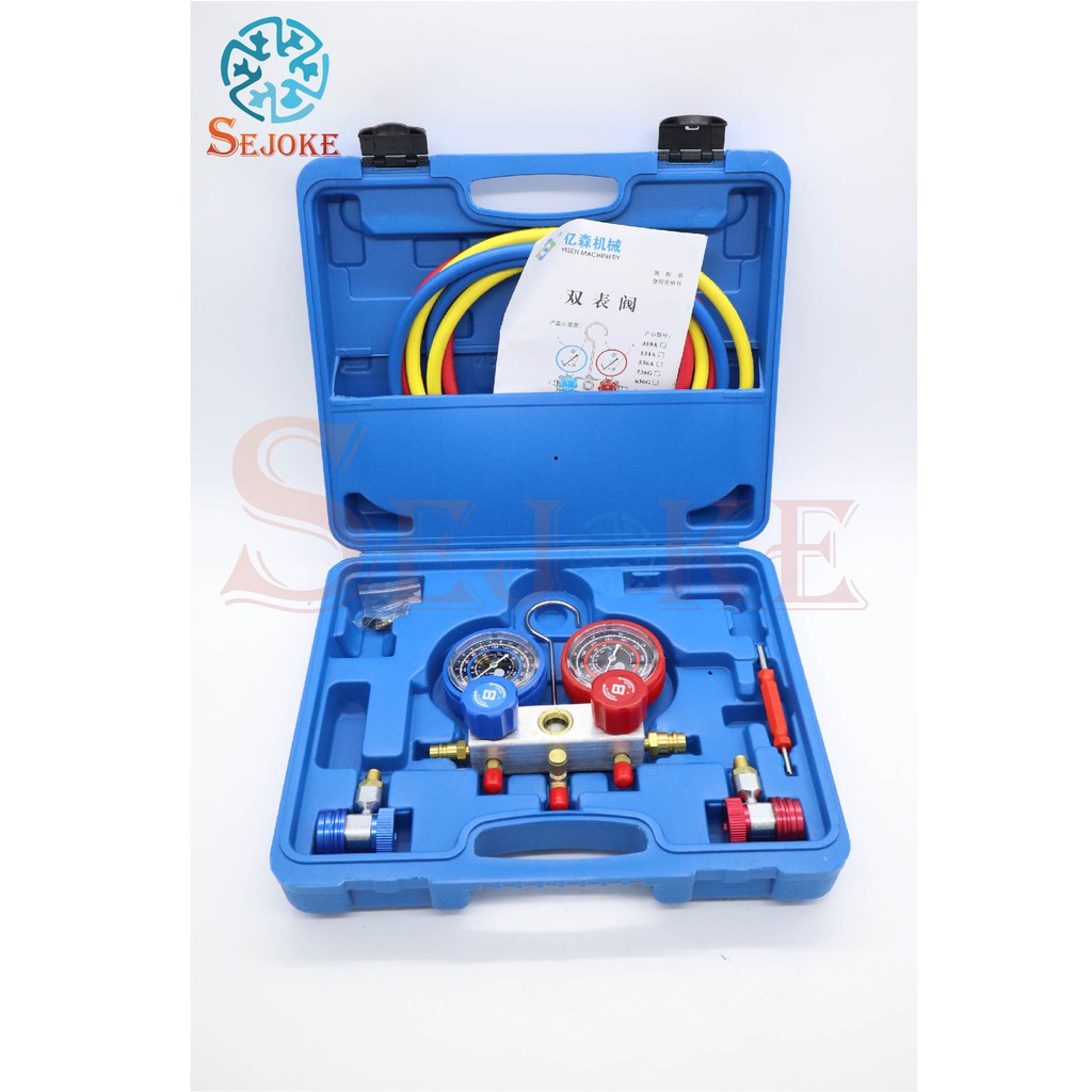 Air Cond Gas Meter Manifold Gauge Air Condition Set Shopee Malaysia