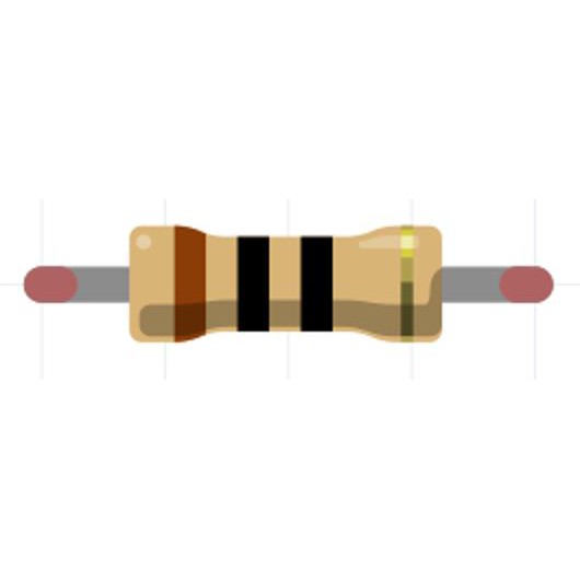Perintang / Resistor 0.25W 5% (10R) [10pcs] - 10OHM 10 Ohm