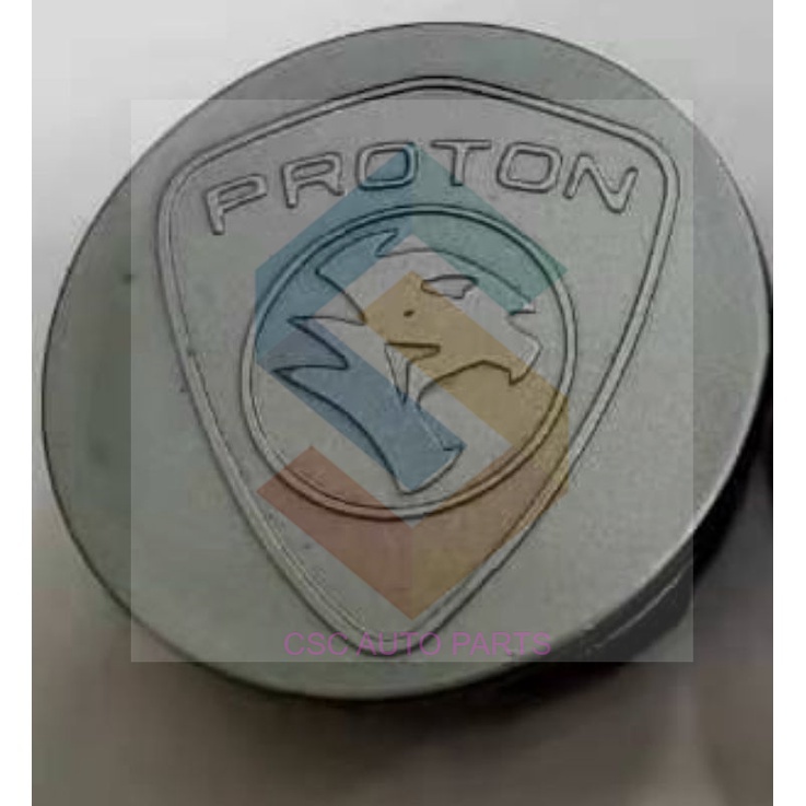 ORIGINAL PROTON WHEEL CENTER CAP(CHROME GREY SILVER) | Shopee Malaysia