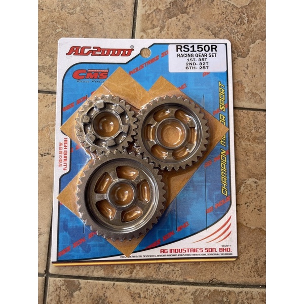 Honda RS150 v1 v2 winner150 RACING Engine GEAR box SET - CMS RACING[1ST ...