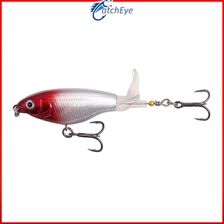 Umpan Casting Haruan Mini Whopper Plopper Lure, Gewang Top Water Wobbler  Fishing Lure, Rotating Tail Popper, 鱼饵, 路亚