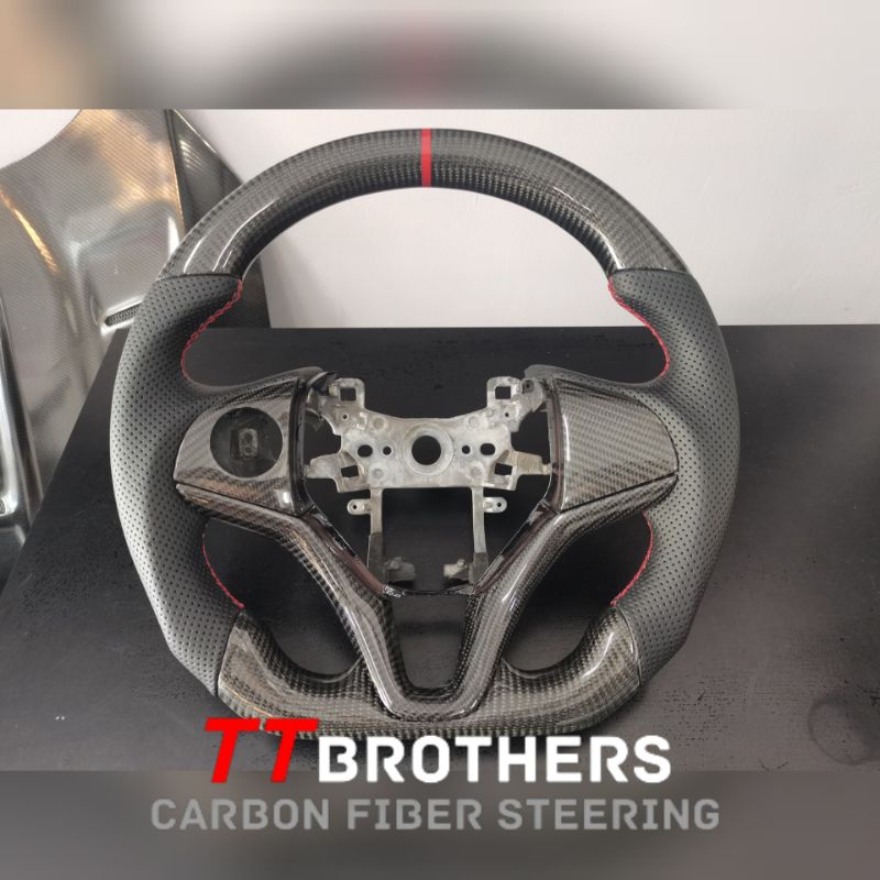 HONDA JAZZ Carbon fiber Steering wheel Shopee Malaysia