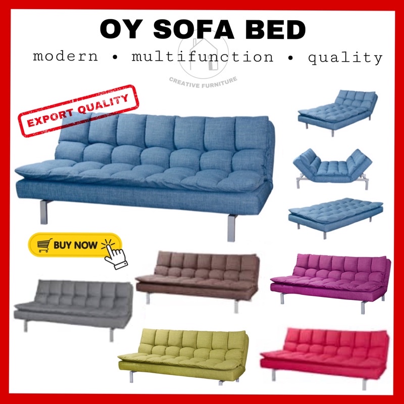OY Sofa Bed Sofa 4 Seater Katil Sofa Quality Multifunction Foldable
