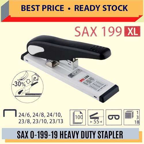 SAX Heavy Duty Stapler (199-XL) / SAX DESKTOP STAPLER / Heavy Duty ...