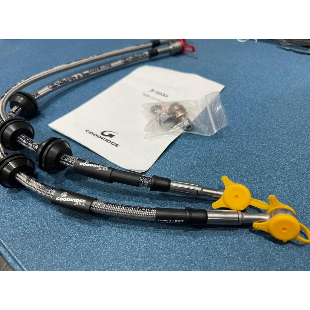 UK Goodridge Stainless Steel Braided Brake Hose (pair) Shopee Malaysia