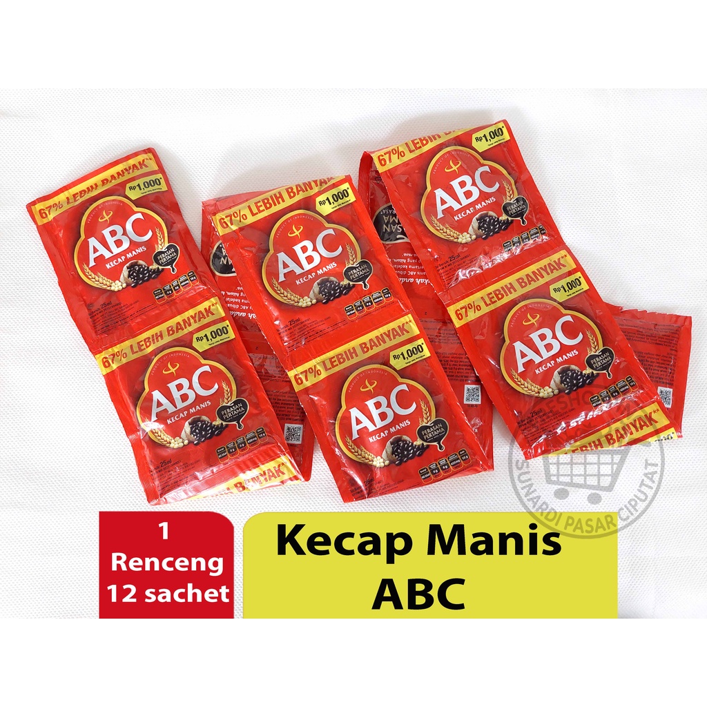 Abc Sweet Soy Sauce 1dozen 12 Sachets | Shopee Malaysia