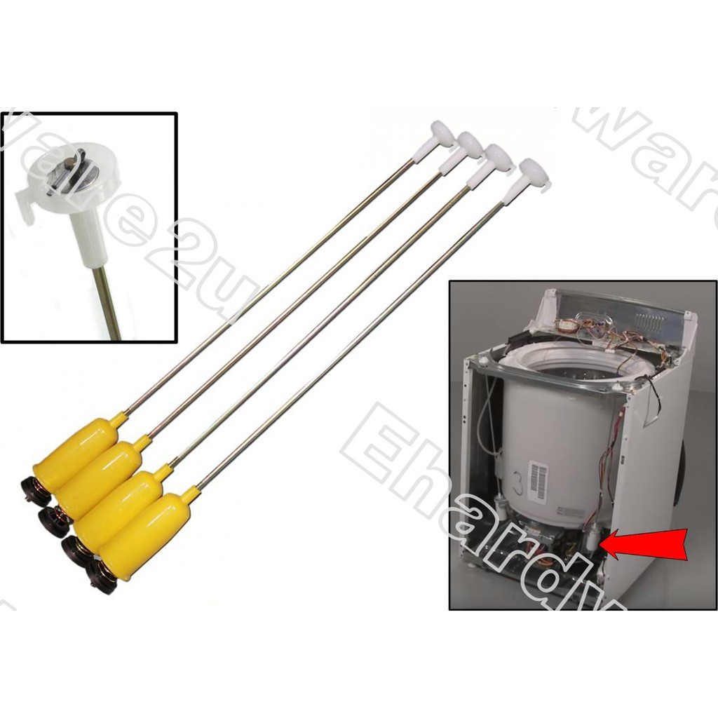 4Pcs Washing Machine Universal Suspension Rod Kit Replacement Parts