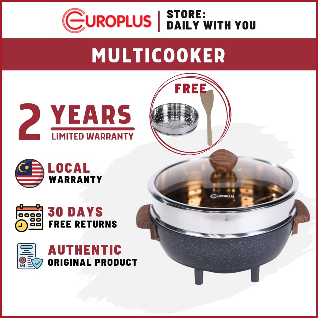 Ready Stock Europlus Jumbo Marble Multi Cooker