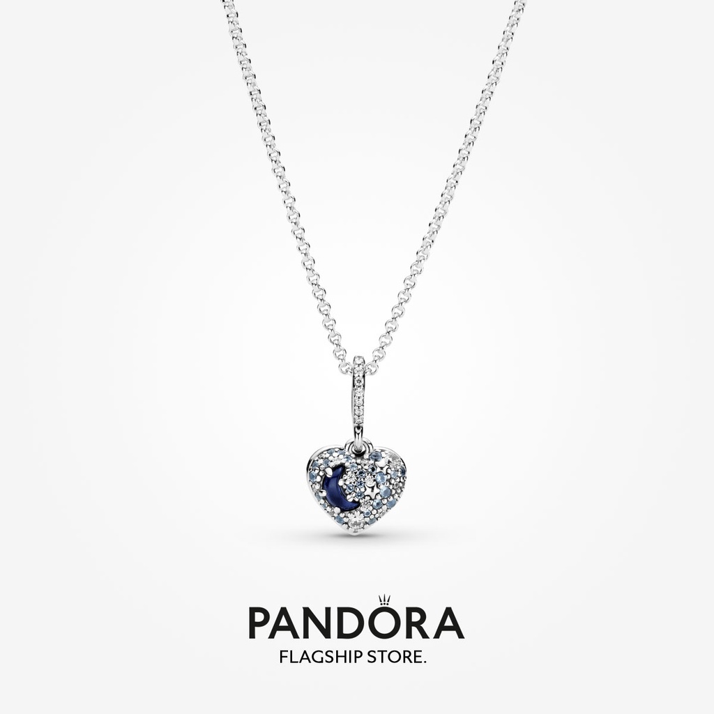 Pandora half deals heart necklace