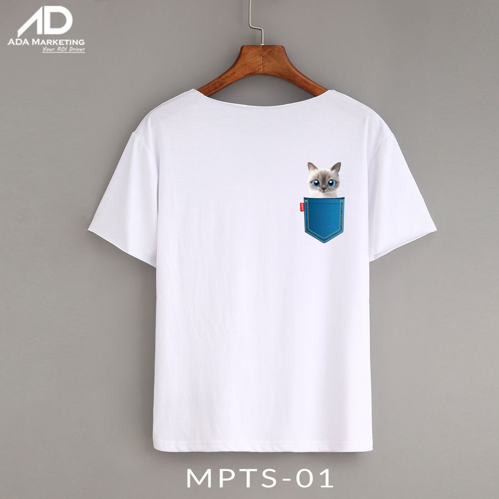 Cat pocket clearance tee