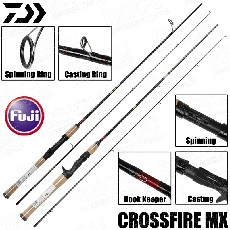 JAPAN DAIWA CROSSFIRE MX Lure Rod Spinning/Casting UL/L/ML/M/MH