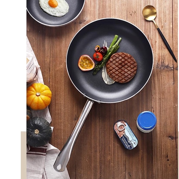 Non Stick Coating Deep Frying Pan Heavy Duty Cookware Cooking Wok