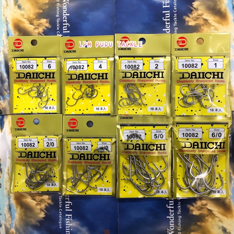 Daiichi 10082 Stainless Steel Hooks