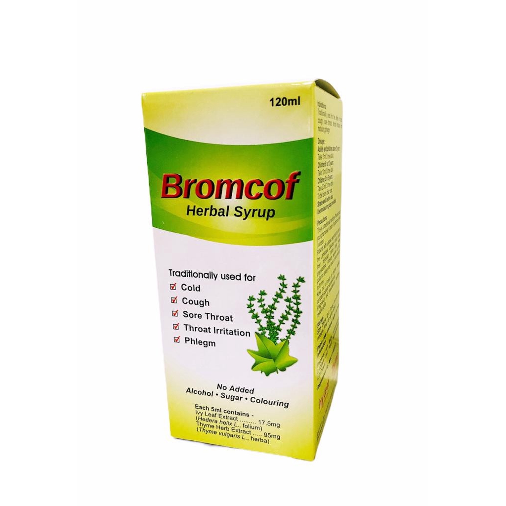 BROMCOF HERBAL SYRUP 120ML Shopee Malaysia
