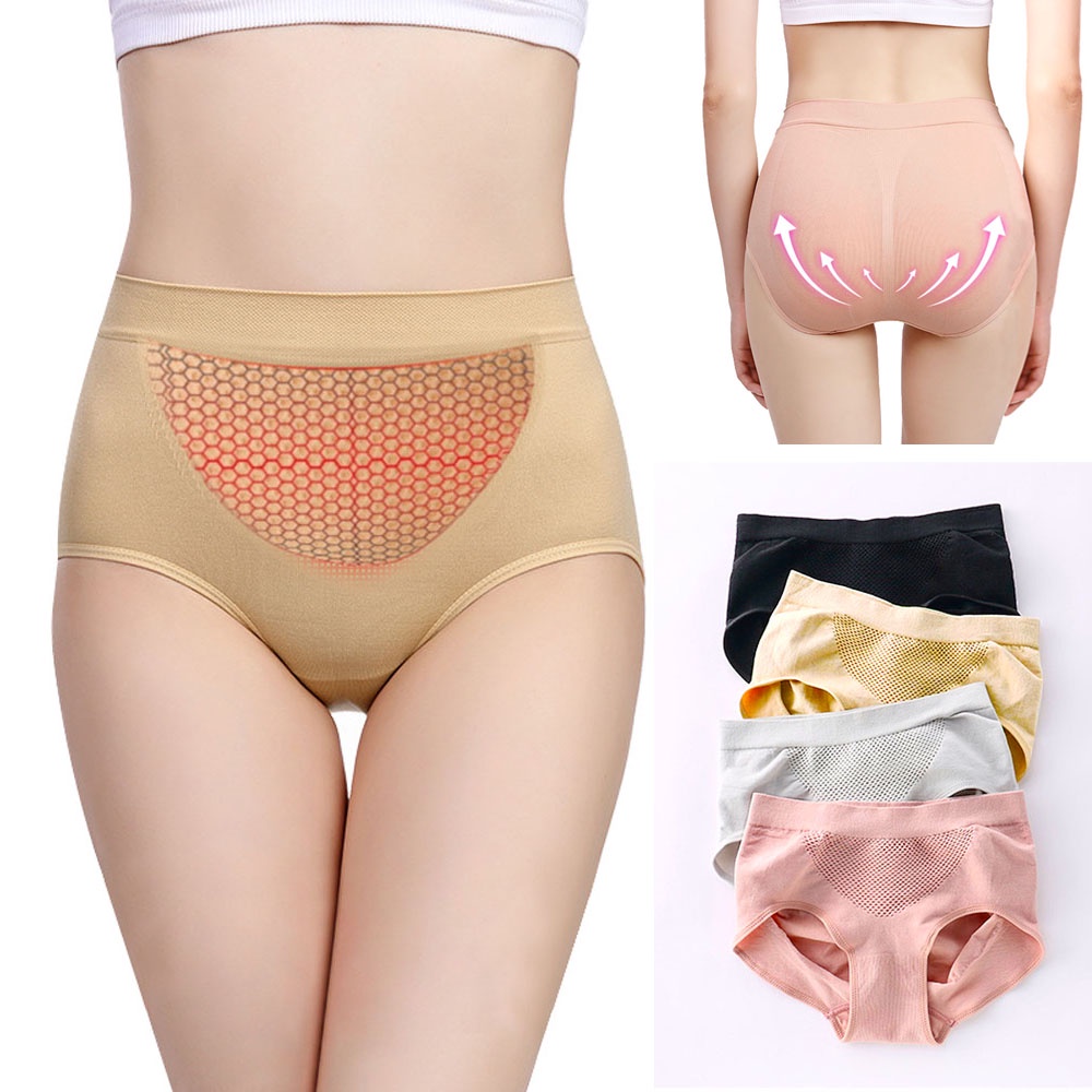 3D Underwear Massage High Elastic Seamless Breathable Waist hip Briefs Shopee Malaysia