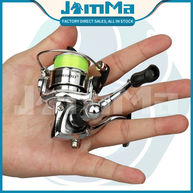【JamMa】 Xm100 Steel Mini Fishing Reel ratio Metal Wheel Small Reel