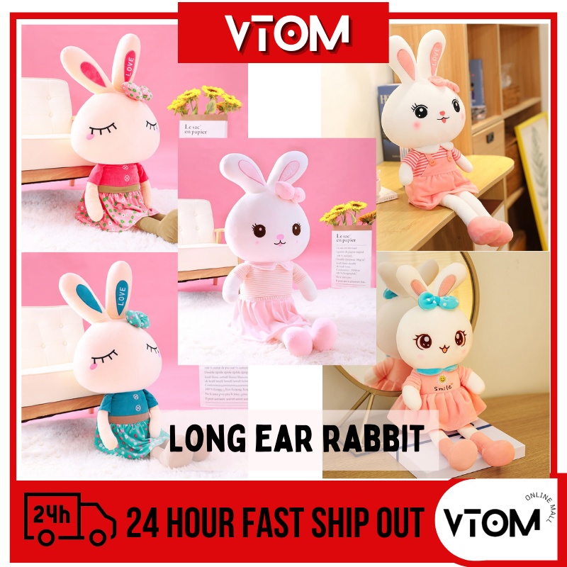 VTOM Rabbit Toy Soft Plush Stuffed Toys (43cm long > from ear to leg ...