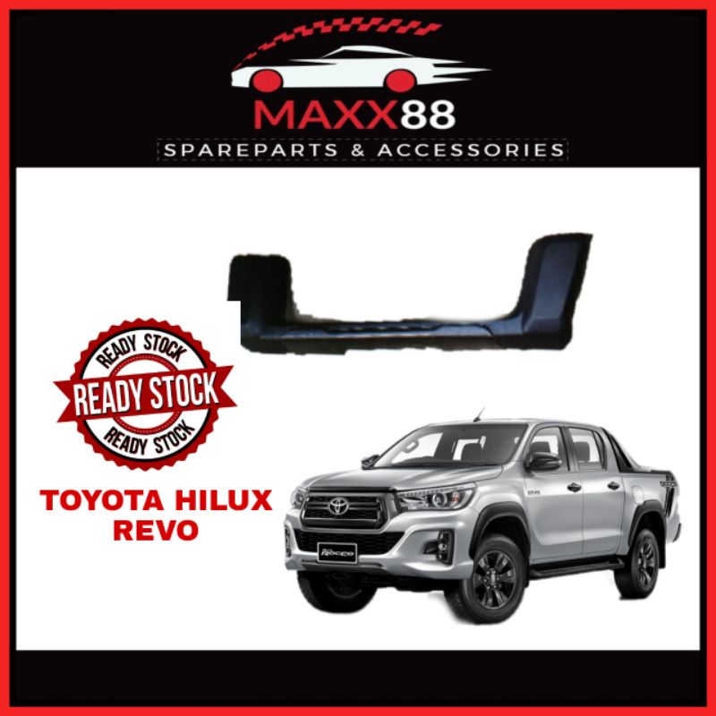 TOYOTA HILUX REVO REAR BUMPER PLATE COVER BUANTAN MALAYSIA | Shopee ...