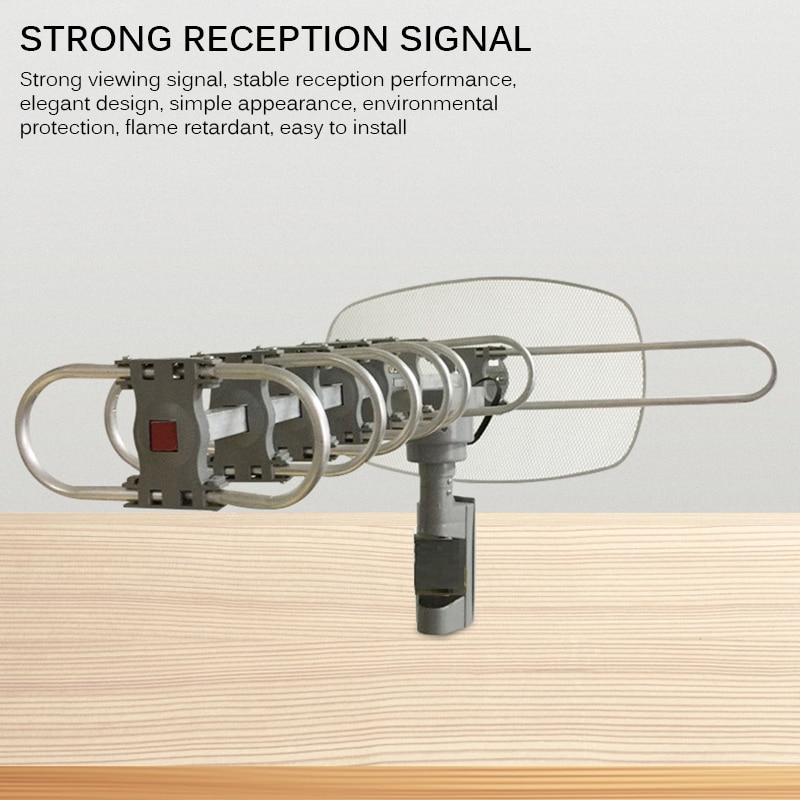 360 Rotation Hd Signal Amplifier Digital Tv Antenna 150 Miles For Full Hd 720p1080p 1080i 4k 6654