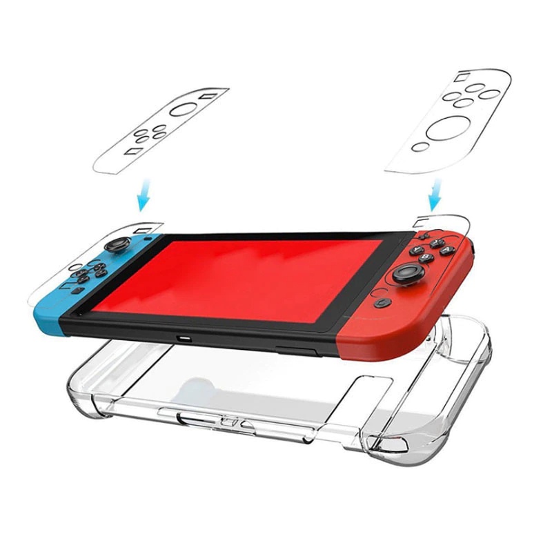 DOBE Nintendo Switch OLED Crystal Clear Case TPU Protective Cover ...