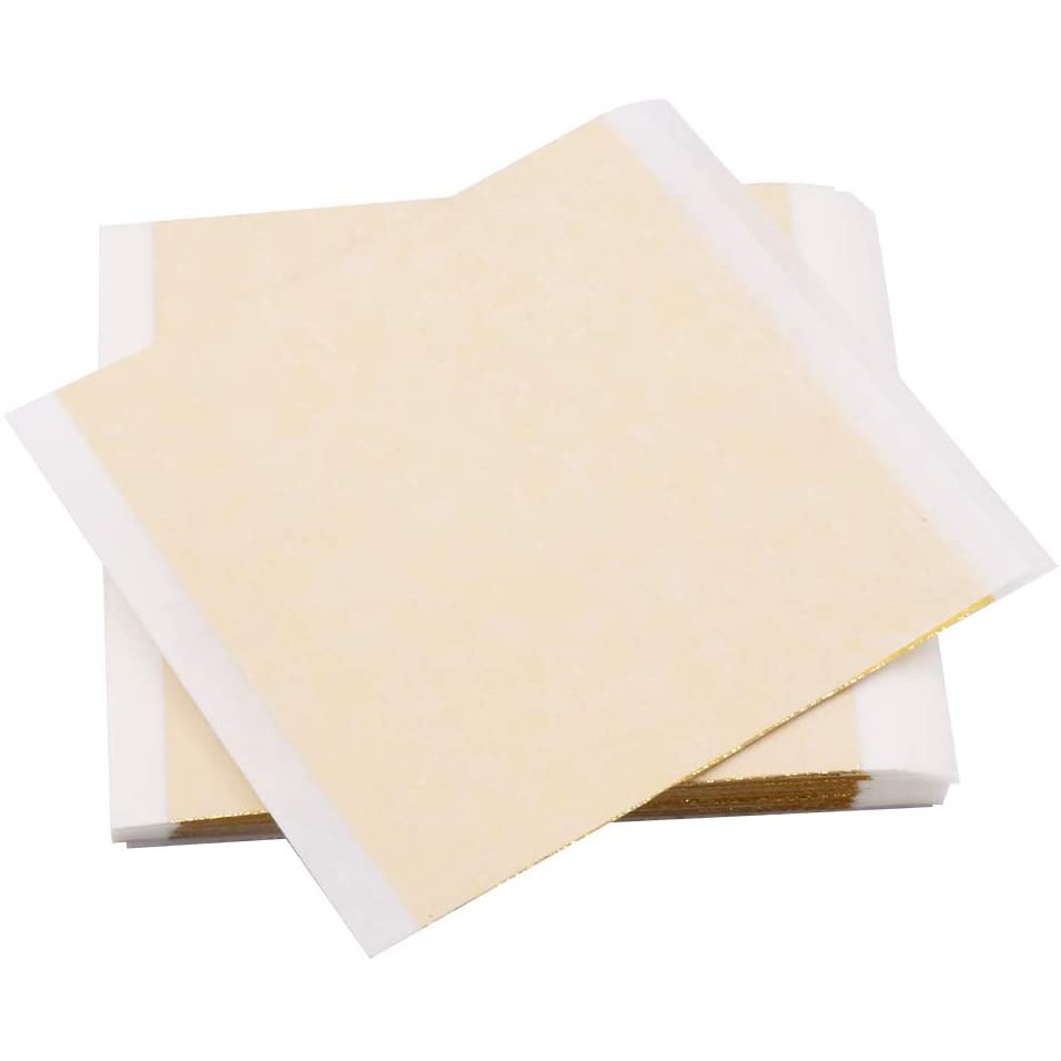 Taiwan Imitation Gold Leaf Sheets 8x8cm Gold Foil Paper for Paintings ...