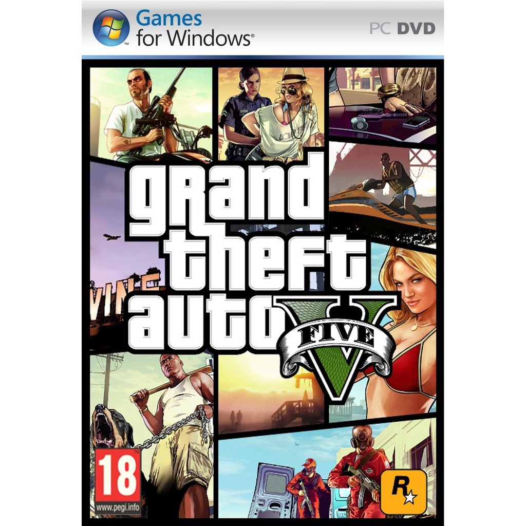 Grand Theft Auto V - Offline PC Game with DVD | Shopee Malaysia