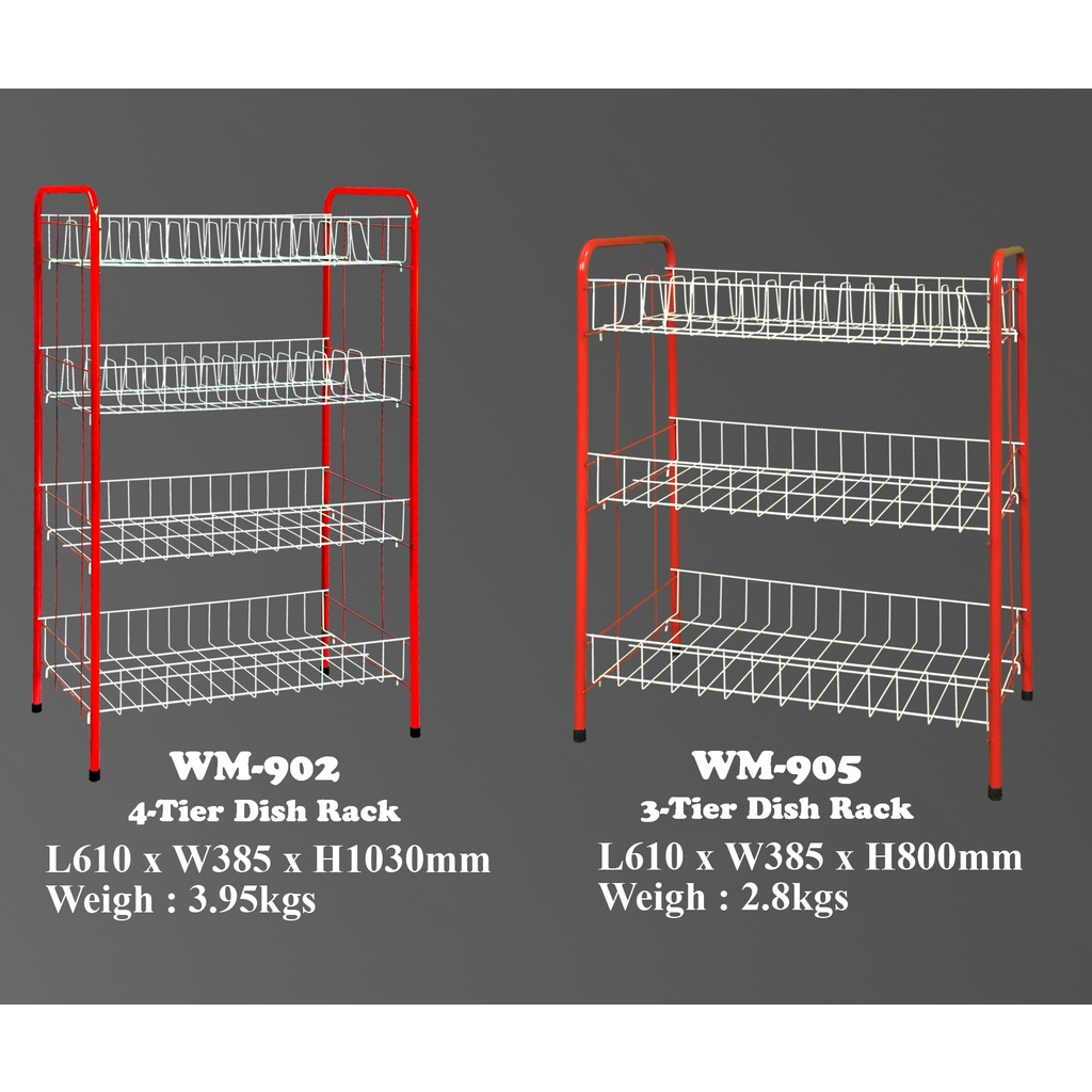 Dish Rack/Multi Purpose Rack/ rak pinggan mangkuk/ Storage Rack/Metal ...