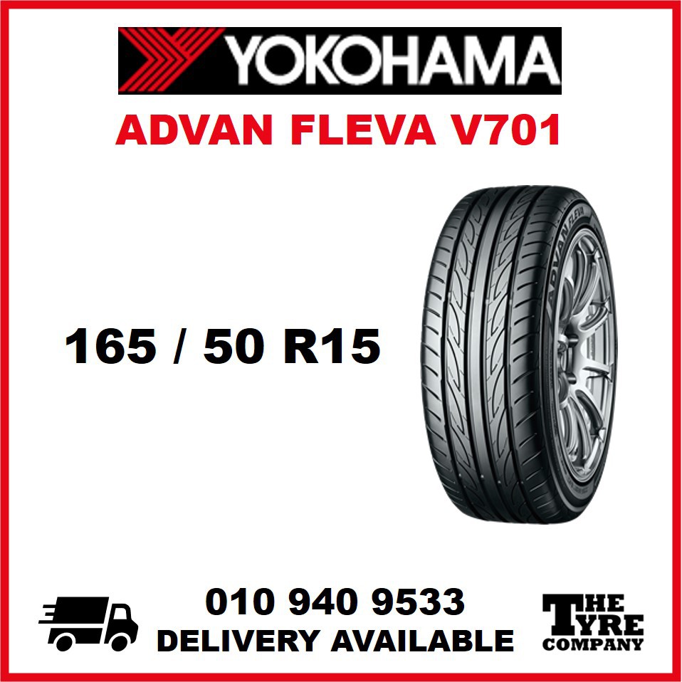 YOKOHAMA ADVAN FLEVA V701 - 165/50/15, 165/50R15 TYRE TIRE TAYAR