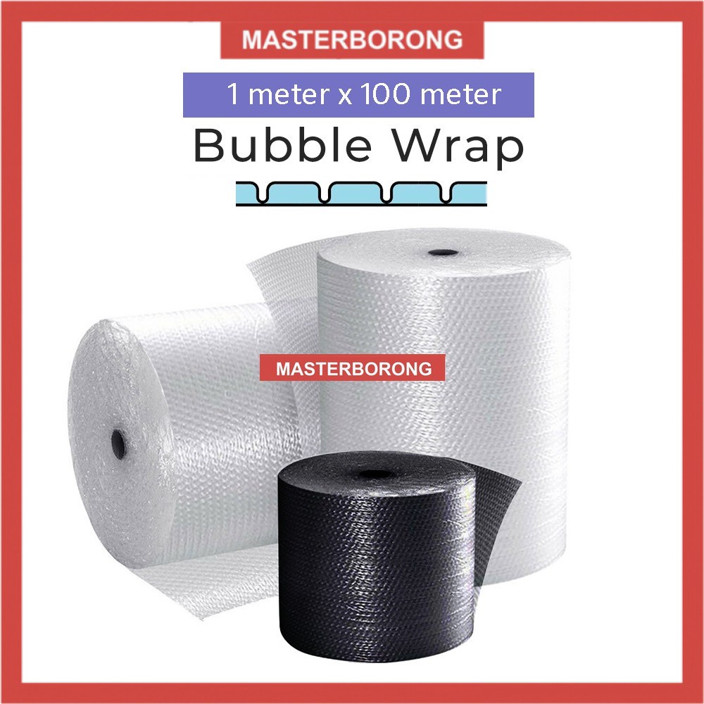 masterborong Bubble Wrap Single Layer 1m x 100m KLANG VALLEY ONLY