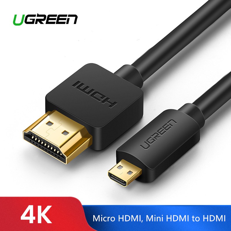 Ugreen Micro HDMI 4K 60Hz 3D Effect to HDMI Cable Male to Male For