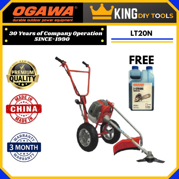 Ogawa LT20N Lawn Mower Brush Cutter Mesin Rumput 52cc（FREE OGAWA 2T Oil ...