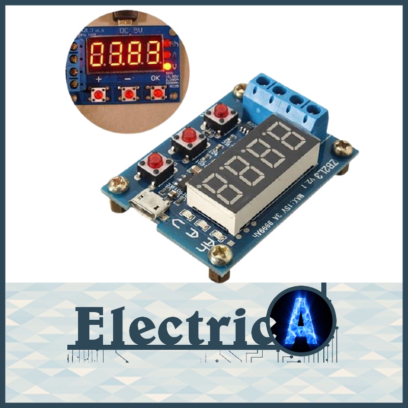 ZB2L3 1.2V 12V 18650 Li-ion Lithium Battery Capacity Tester + Resistance Lead-acid Battery Capacity Meter Discharge Test