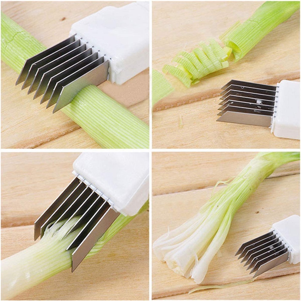 1pc Scallion Cutter Spring Onion Shredder Cocina Cutlery Chopper Knife ...